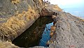 Rock-cut water cistern