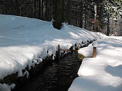 Grüner Graben (Pobershau) im Februar