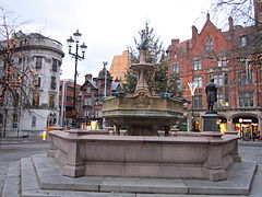 Jubilee Fountain, Albert Square, Manchester