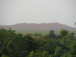 La Dune Rose i grad Gao s vrha Askijinog groba.