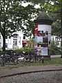 Aanplakzuil in Hamburg, monument