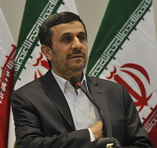 <span class="mw-page-title-main">Controversies of Mahmoud Ahmadinejad</span>