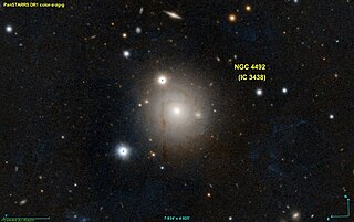 <span class="mw-page-title-main">NGC 4492</span> Spiral galaxy in the constellation Virgo