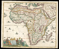 1670 - Carte de l'Afrique.