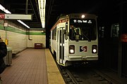 Series 9000 entering the underground section of the subway–surface lines (2007)