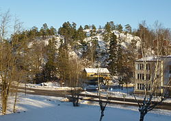 Skanberget sett från Smista allé