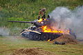 * Nomination A burning T-34. --Airwolf 00:50, 11 September 2011 (UTC) * Promotion Good quality. --Raghith 07:43, 11 September 2011 (UTC)