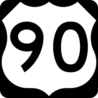 <span class="mw-page-title-main">U.S. Route 90 in Texas</span> Section of U.S. Numbered Highway in Texas, United States