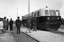 Árpád Diesel railbus in 1937