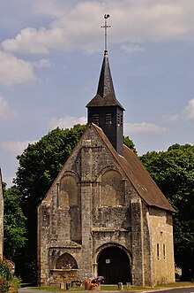 Ang Simbahan sa Saint-Saturnin, sa Vouillon