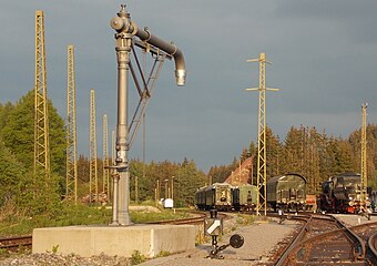 Dè Wasserkran, wo im Johr 2010 widder uffbaut worrè isch