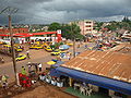 Nan lari prè kafou Biyem-Assi nan Yaounde.