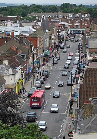 <span class="mw-page-title-main">Chipping Barnet</span> Area in the London Borough of Barnet, England