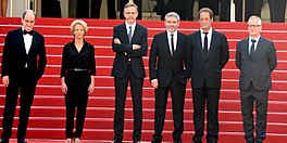 Makers van La Loi du marché bij de première in Cannes 2015