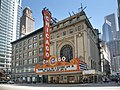 Image 54The Chicago Theatre. Designed by the firm Rapp and Rapp, it was the flagship theater for Balaban and Katz group. Photo credit: Daniel Schwen (from Portal:Illinois/Selected picture)