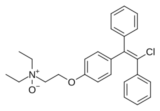 <span class="mw-page-title-main">Clomifenoxide</span> Chemical compound