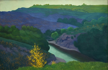 Paysage de la Creuse (1925), Musée des Beaux-Arts de La Chaux-de-Fonds.