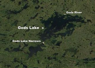 Gods Lake Narrows Human settlement in Manitoba, Canada