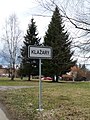 Klažary, cedule 01