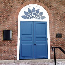 Chapel door at Choate.