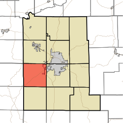 Location in Monroe County