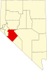 Localização do Condado de Mineral (Nevada)