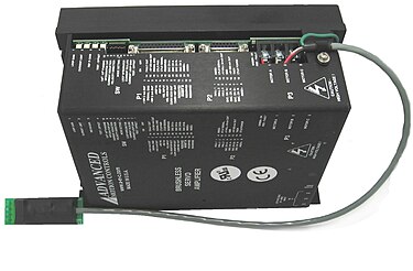 Advanced Motion Control brushless servo amplifier with armature connection ServoDrive.jpg