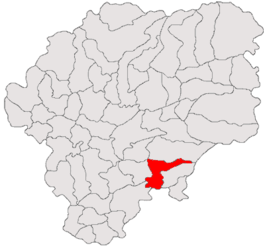 Location in Bistrița-Năsăud County