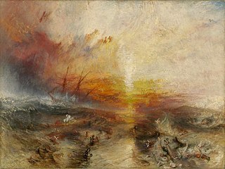 <i>The Slave Ship</i> 1840 painting by J. M. W. Turner