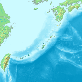 野甫島の位置（南西諸島内）