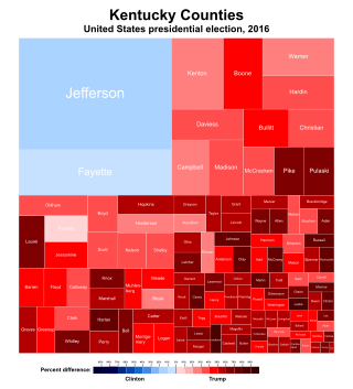 <span class="mw-page-title-main">2016 United States presidential election in Kentucky</span>