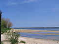 A view of the Świna bank on Usedom, Świnoujście