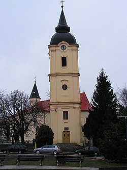 The leaning tower of Vrbové