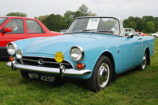 Sunbeam Alpine Two seat automobile built 1953–1975