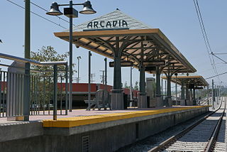 <span class="mw-page-title-main">Arcadia station</span> Los Angeles Metro Rail station