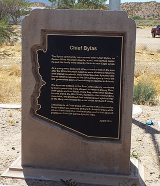 <span class="mw-page-title-main">Bylas, Arizona</span> CDP in Graham County, Arizona