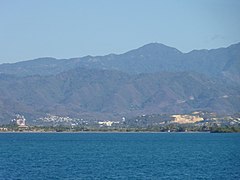 Ponce and Cerro de Punta from Caja de Muertos.