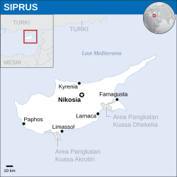 Lokasi Siprus