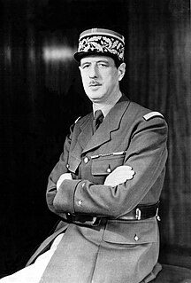 Charles de Gaulle 20th century President of the French Republic, army officer in World War II and national hero