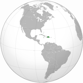 Розташування Домініканської Республіки
