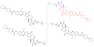 <span class="mw-page-title-main">Etirinotecan pegol</span> Pharmaceutical drug