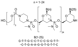 <span class="mw-page-title-main">Golodirsen</span> Drug of DMD