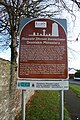 Information sign, Dromiskin Monastery site