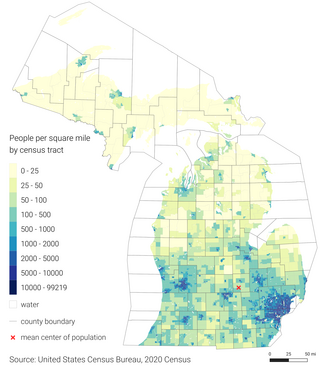 <span class="mw-page-title-main">Demographics of Michigan</span>