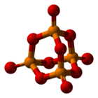 3D model oxidu fosforečného