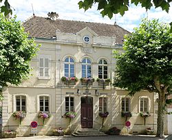 Skyline of Santenay