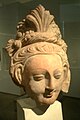Head of a Bodhisattva, 6th–7th century terracotta, Tumshuq (Xinjiang)