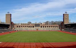 Het Olympisch Stadion van Stockholm.