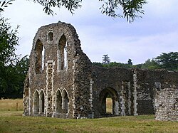 Waverley Abbey, after which the borough is named.