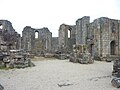 Abbaye de Landévennec : les ruines de l'église abbatiale carolingienne